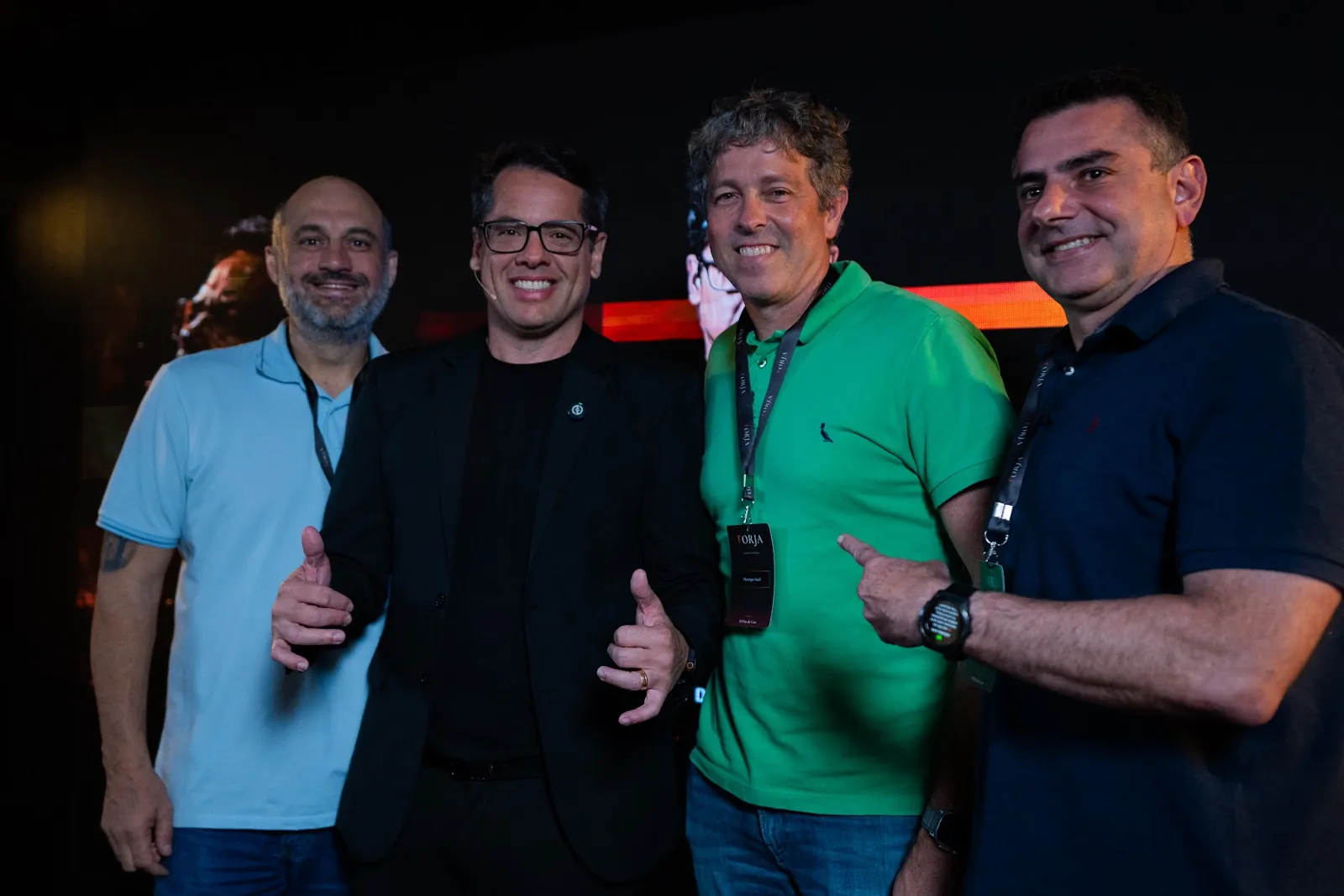 Guilherme com participantes
